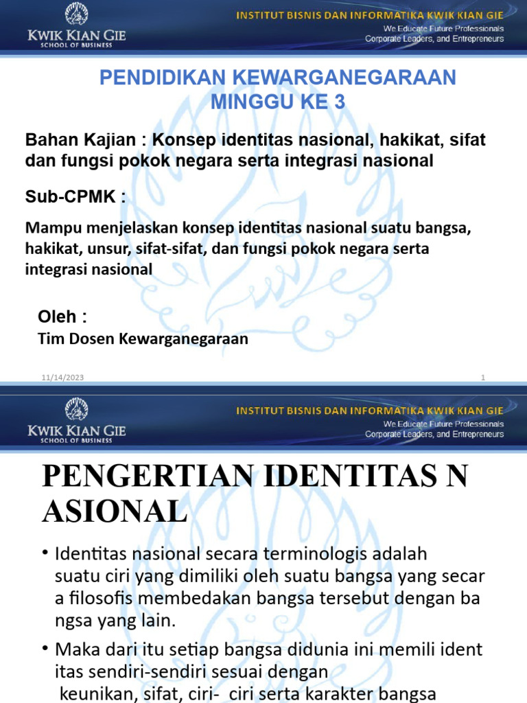 Memperkuat Identitas Nasional dan Nilai-Nilai Kebangsaan