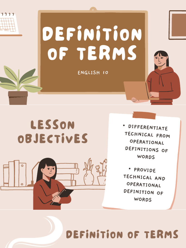 High School English Definitions Guide | PDF