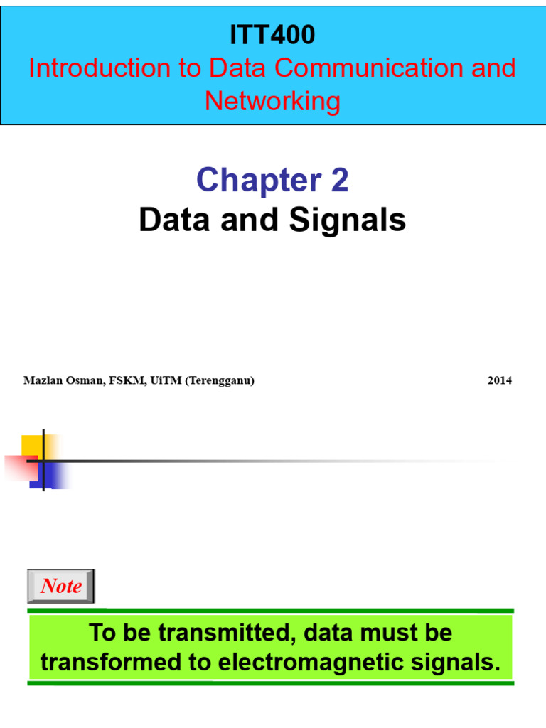 Introduction to data communication and networking download free pdf