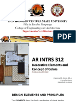 Lecture 2 - Decorative Elements and Concept of Colors - Ar Intrs 312