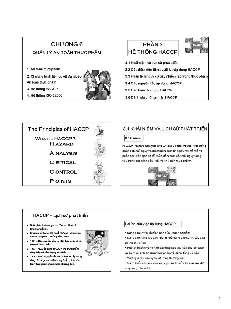 Chap-6 HACCP Handouts | PDF