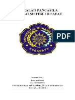 Makalah Pancasila Sebagai Sistem Filsafat 