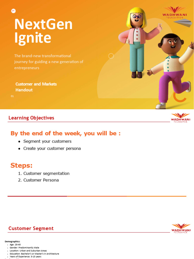 Customer and Market Module 3 Handouts-1 | PDF | Innovation | Software