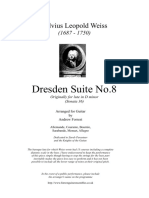 S L Weiss - Dresden Suite No 8 in D Minor