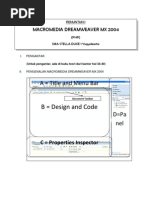 Download Penuntun Macromedia Dreamweaver 2004 MX by Oktavianus Teguh P SN68441126 doc pdf