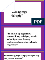 Silang Mga Nalupig - Siyang Na Dapat Sisihin