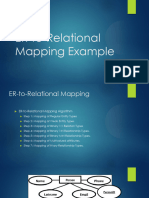 ER Mapping Example