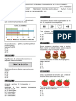 Atividade Avaliativa de Matemática 2º Trimestre