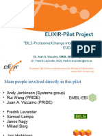 Slides From Elixir Webinar On Bils-Proteomexchange Integration - May 2015