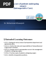 Ch. 18. Intra-Operative Nursing Care