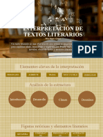 Interpretación de Textos Literarios