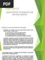 CHAPTER 12-Quantitative Techniques For Decision-Making