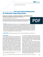 Color Correction and Local Contrast Enhancement For Underwater Image Enhancement