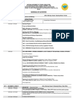 NMYL 4Q Draft Schedule of Activities