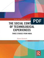 (Science and Technology Studies) Anant Kamath - The Social Context of Technological Experiences - Three Studies From India-Routledge (2020)