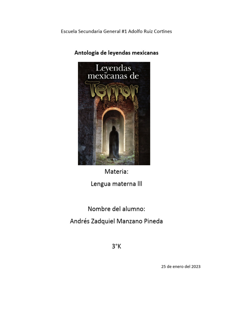 Antologia de Leyendas | PDF