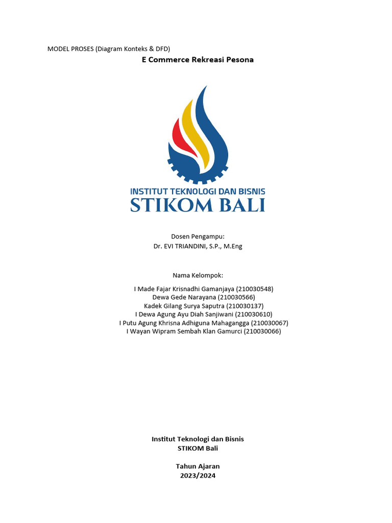 Project E Commerce | PDF