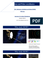 M1 - 210823 - Mechanics - Introduction and Polar Coord