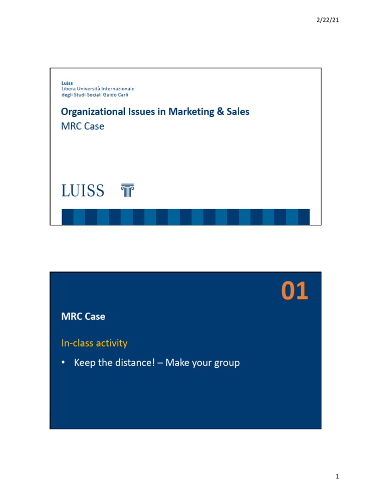 case mrc PDF Business Business Economics