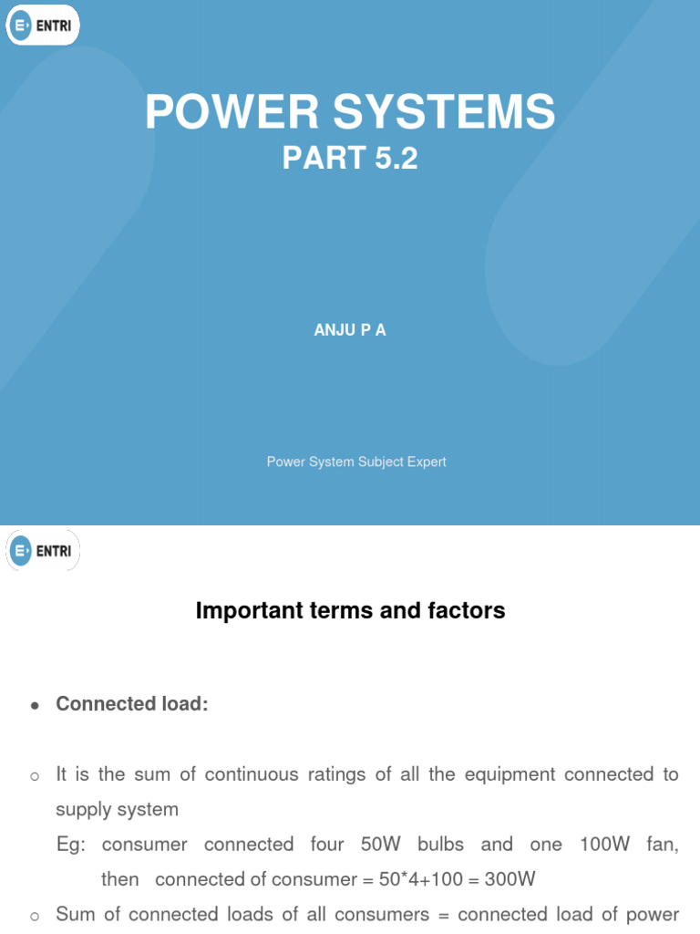 Key Terms in Power Systems Explained | PDF | Power Station | Nature