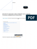 Echo Dot 3rd Gen New and Improved Smart Speaker Complete Features Instruction Guide