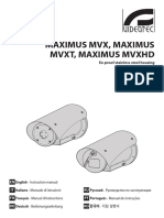 MAXIMUS MVX - MAXIMUS MVXT - MAXIMUS MVXHD - Instruction Manual