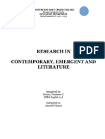 Contemporary Research