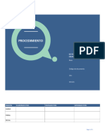 Procedimiento para Residuos Del CASR