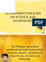 Government Policies On Science and Technology - Viray Jonas Carlo J