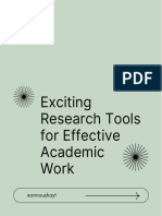 A Comprehensive Array of Research Tools