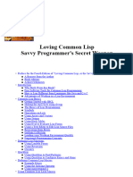 Loving Common Lisp, or The Savvy Programmer's Secret Weapon (Online Version) (4th Ed) (Mark Watson)