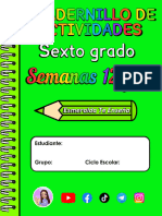 CUADERNILLO DE ACTIVIDADES Sexto