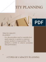 Lesson 3 - Capacity Planning