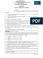 TD1 - BE - Systèmes Monophasés Et Triphasés