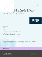 Uba Ffyl P 2021 Ed Seminario Edición de Libros para Las Infacias