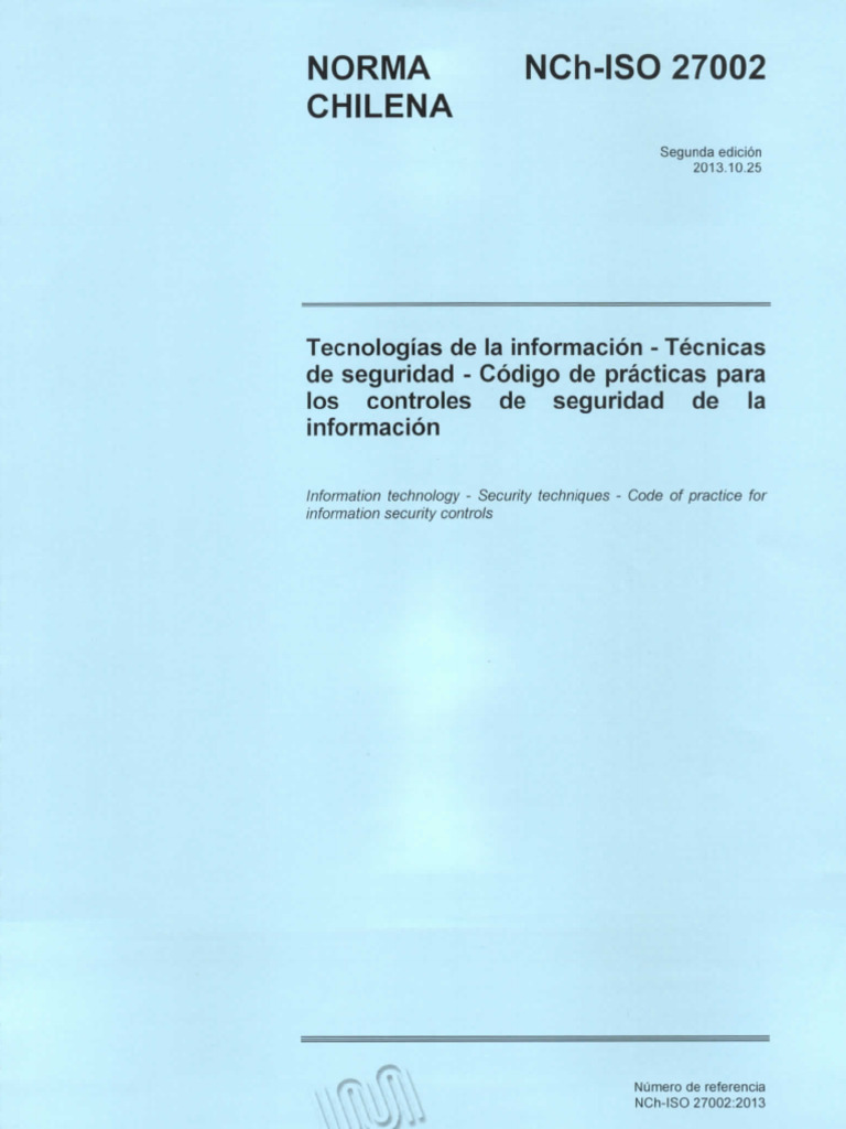 Código de Prácticas para Seguridad Informática | PDF | Seguridad de ...