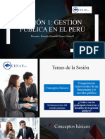 Sesión 1 - Gestión Pública en El Perú