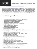 Download 150 General Knowledge Facts by Nazir Channa SN68445152 doc pdf