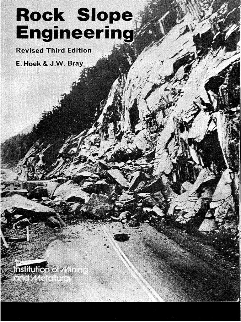Rock Slope Engineering - Hoek & Bray (1981) | PDF