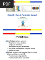 Download Pertemuan 5_Metode Penarikan Sampel by Chairul Hudaya SN68445308 doc pdf
