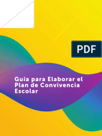 Guia para Elaborar El Plan de Convivencia Escolar Inte...