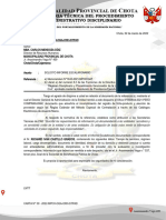 Carta - Informe Escalafonario