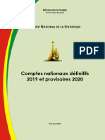 Comptes Nationaux Def 2019 Et Prov 2020