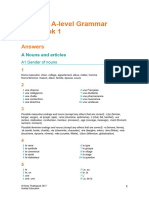 French Grammar Workbook 1 ANSWERS