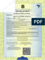 Certidão de Óbito de Philomena de Franco Tolentino