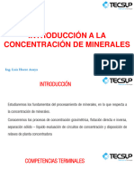 0 Introducción A La Concentración de Minerales
