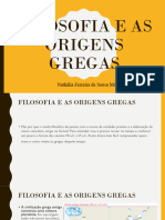 FILOSOFIA E AS ORIGENS GREGAS - Parte 2