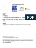DMRB CD 236 Surface Course Materials For Construction Version 4.0.1