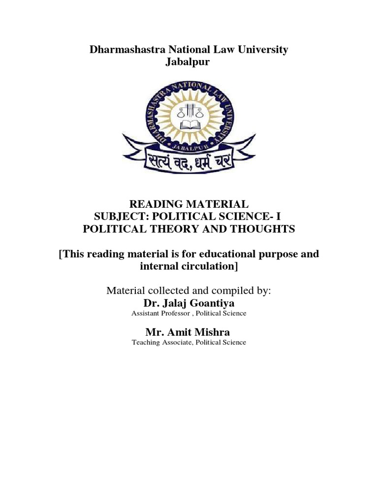 Political Science: Theory and Concepts | PDF | Science | Methodology