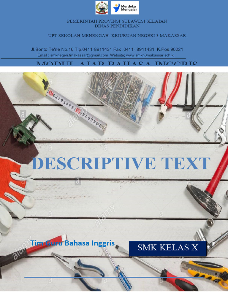 Modul Ajar Descriptive Text Kelas X | PDF